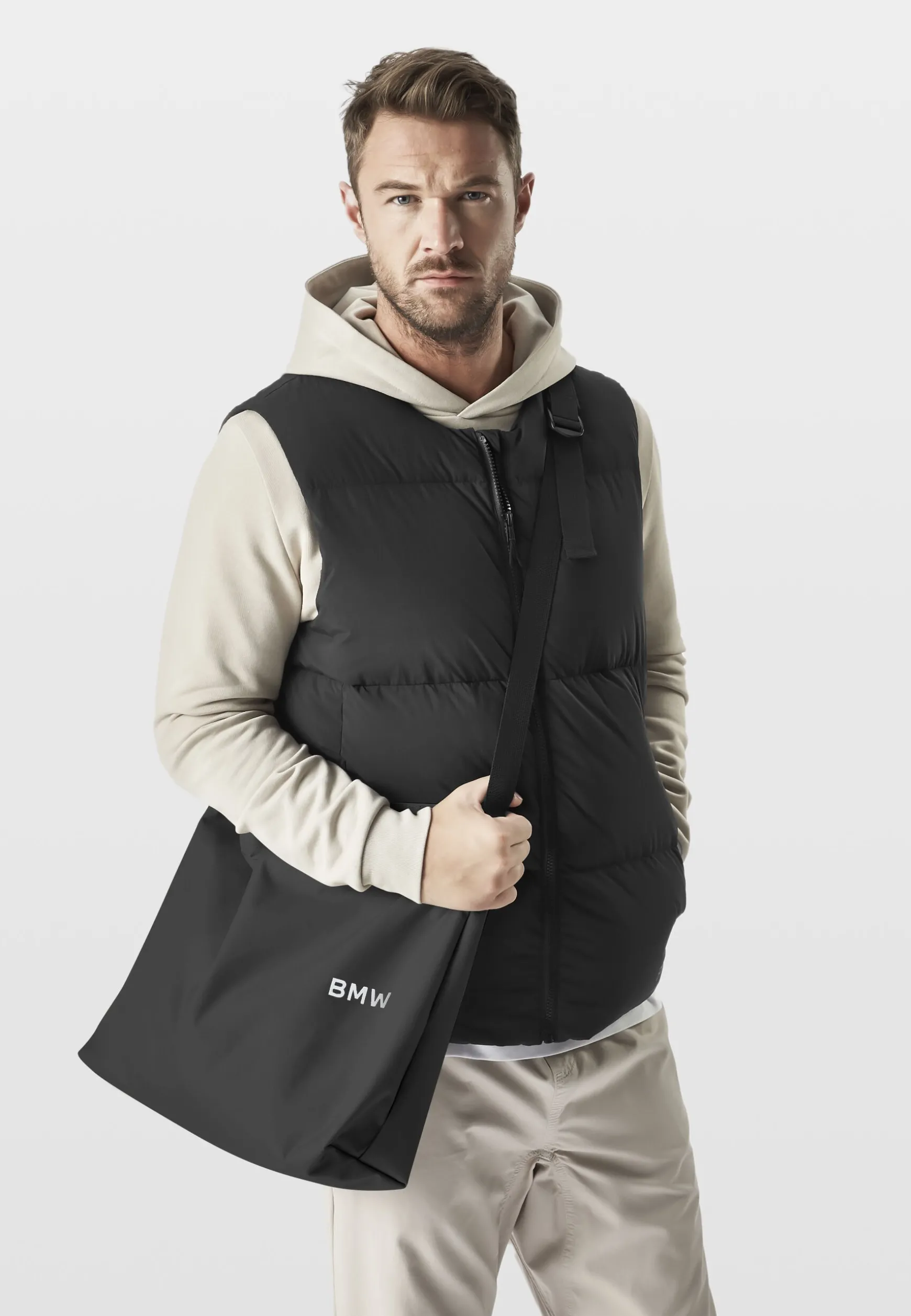 Bags & Luggage<BMW Lifestyle BMW Applied Tag Shoulder Bag black