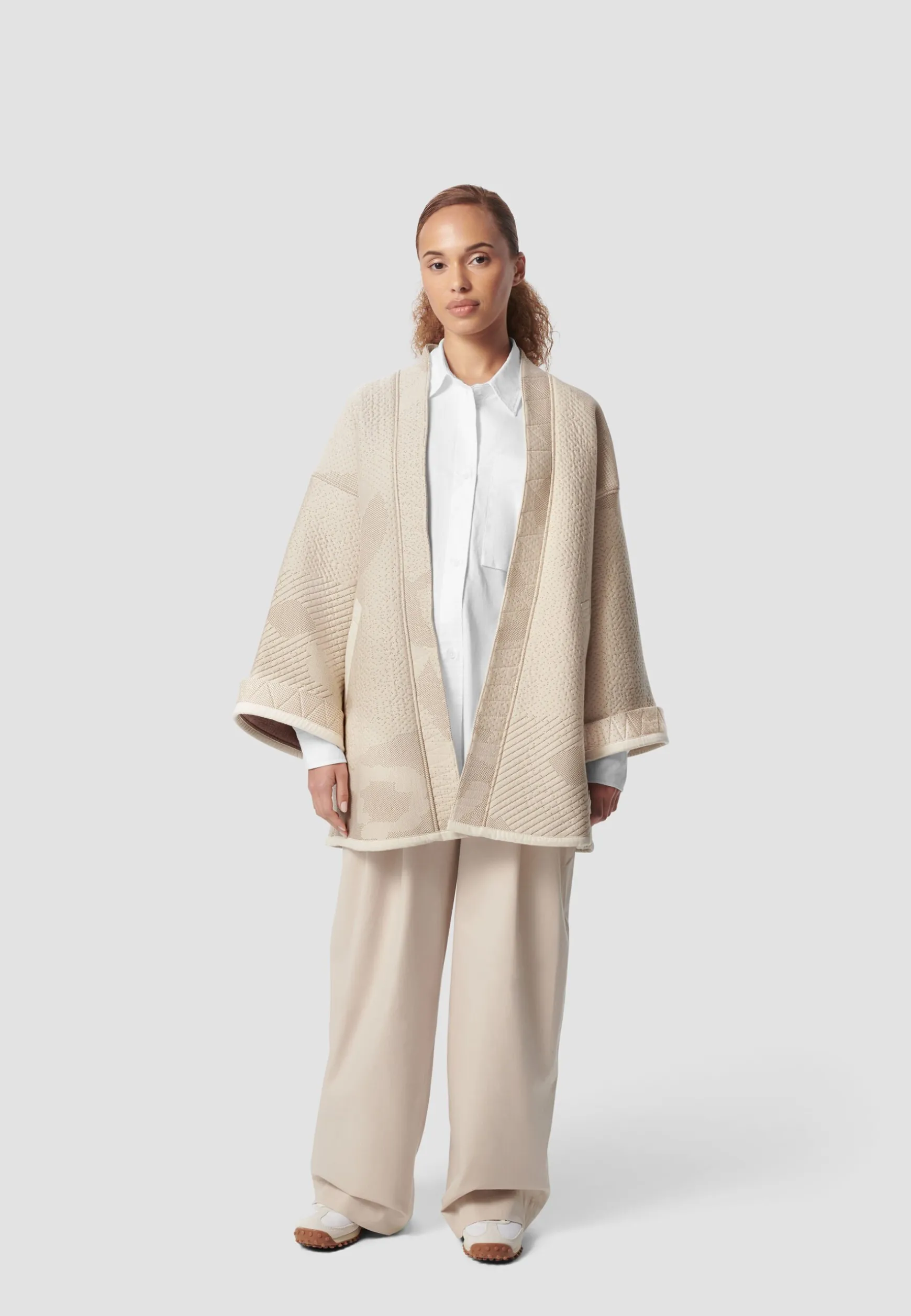 Jackets<BMW Lifestyle BMW BYBORRE Kimono beige combo