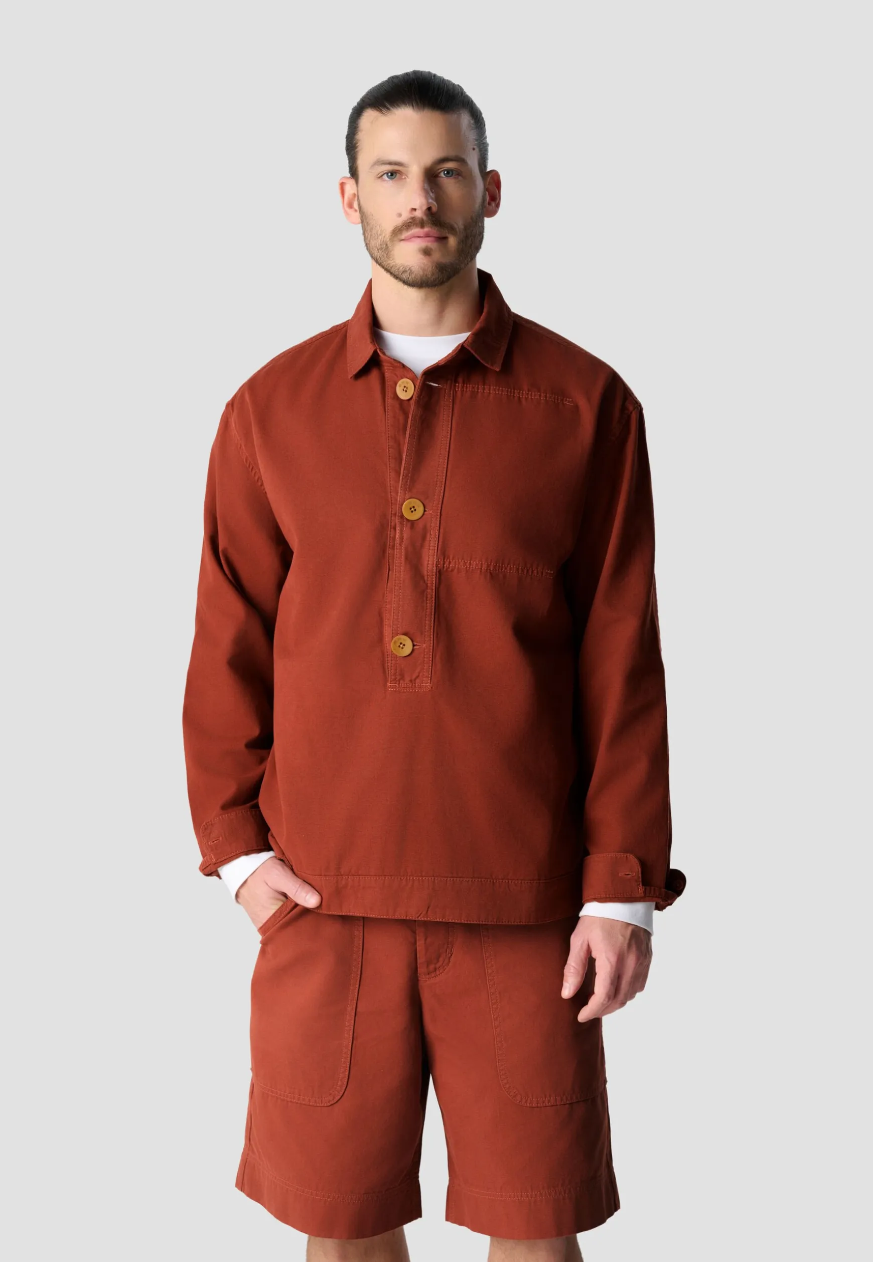 Jackets<BMW Lifestyle BMW Canvas shirt tibetan red