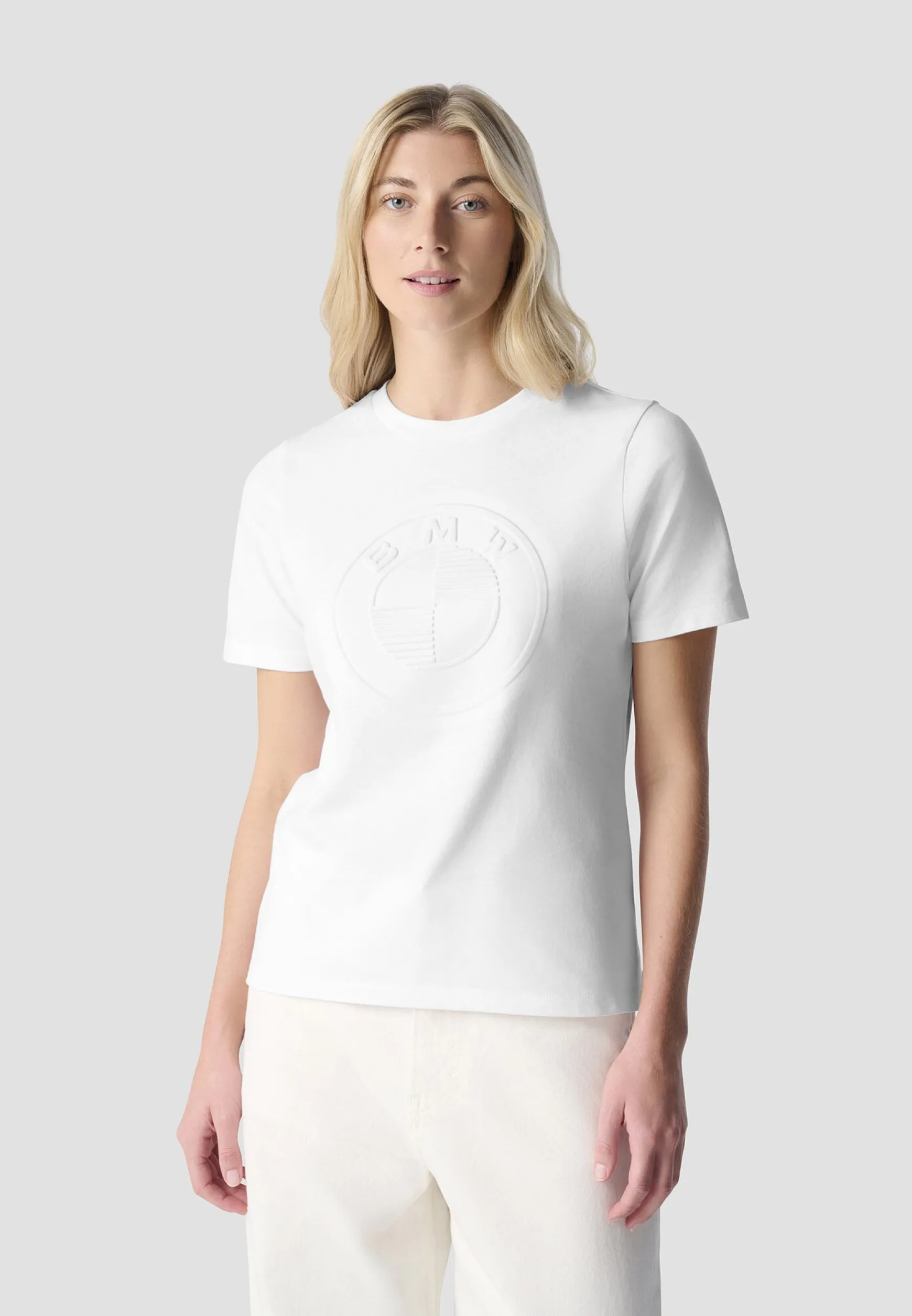 Women<BMW Lifestyle BMW Core Large Symbol T-shirt white
