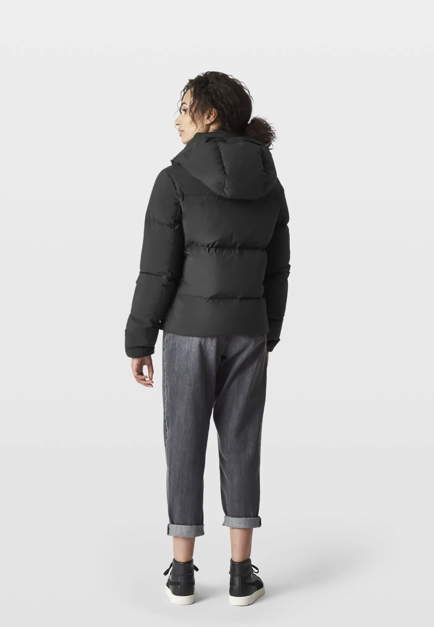 Women<BMW Lifestyle BMW Core Tag Insulation Hoodie Jacket black