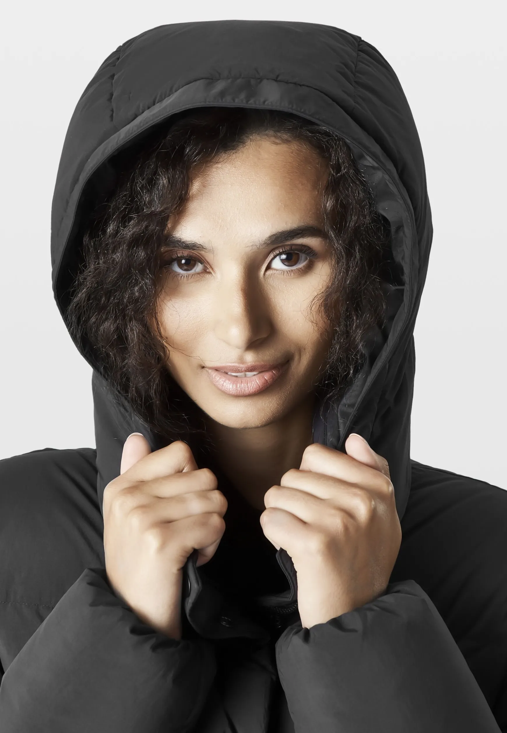 Women<BMW Lifestyle BMW Core Tag Insulation Hoodie Jacket black