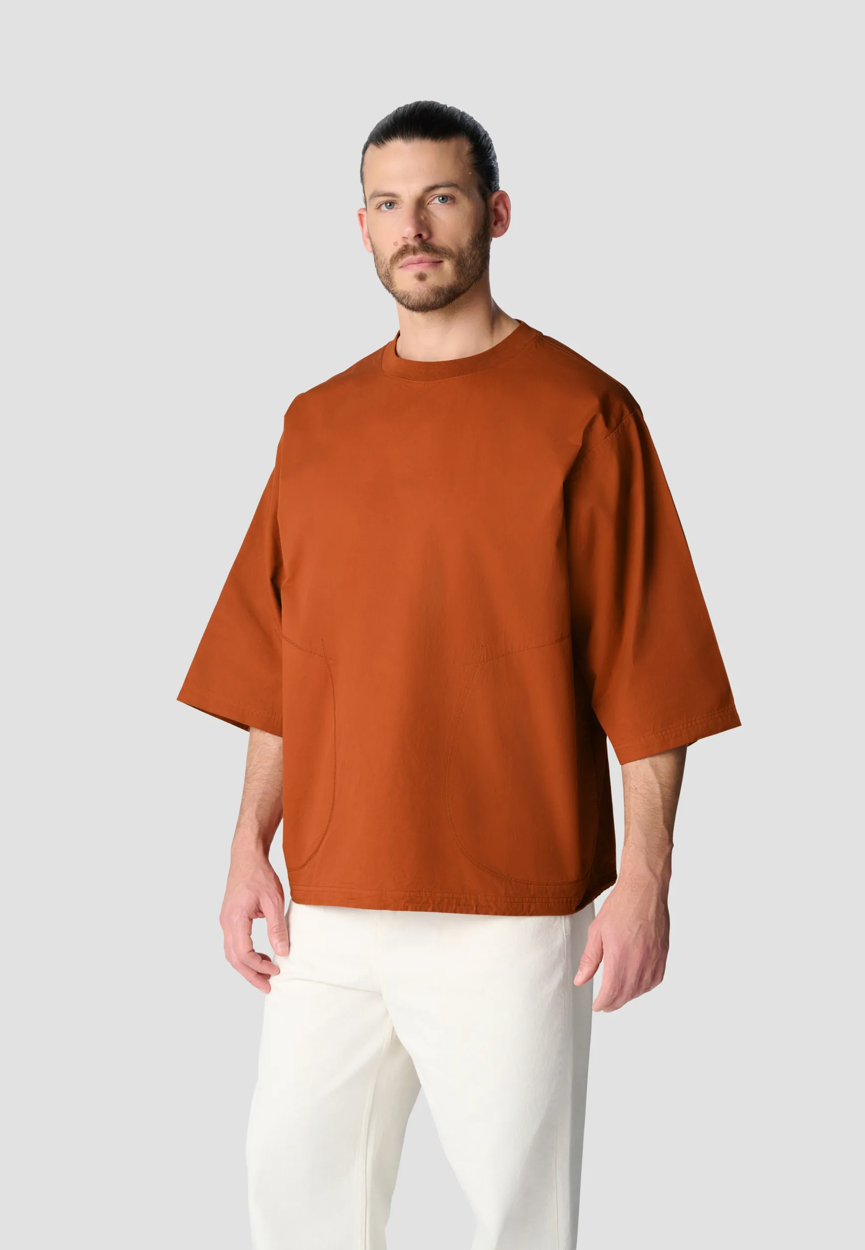 Hoodies | T-shirts<BMW Lifestyle BMW HYBRID HALF SLEEVE brown