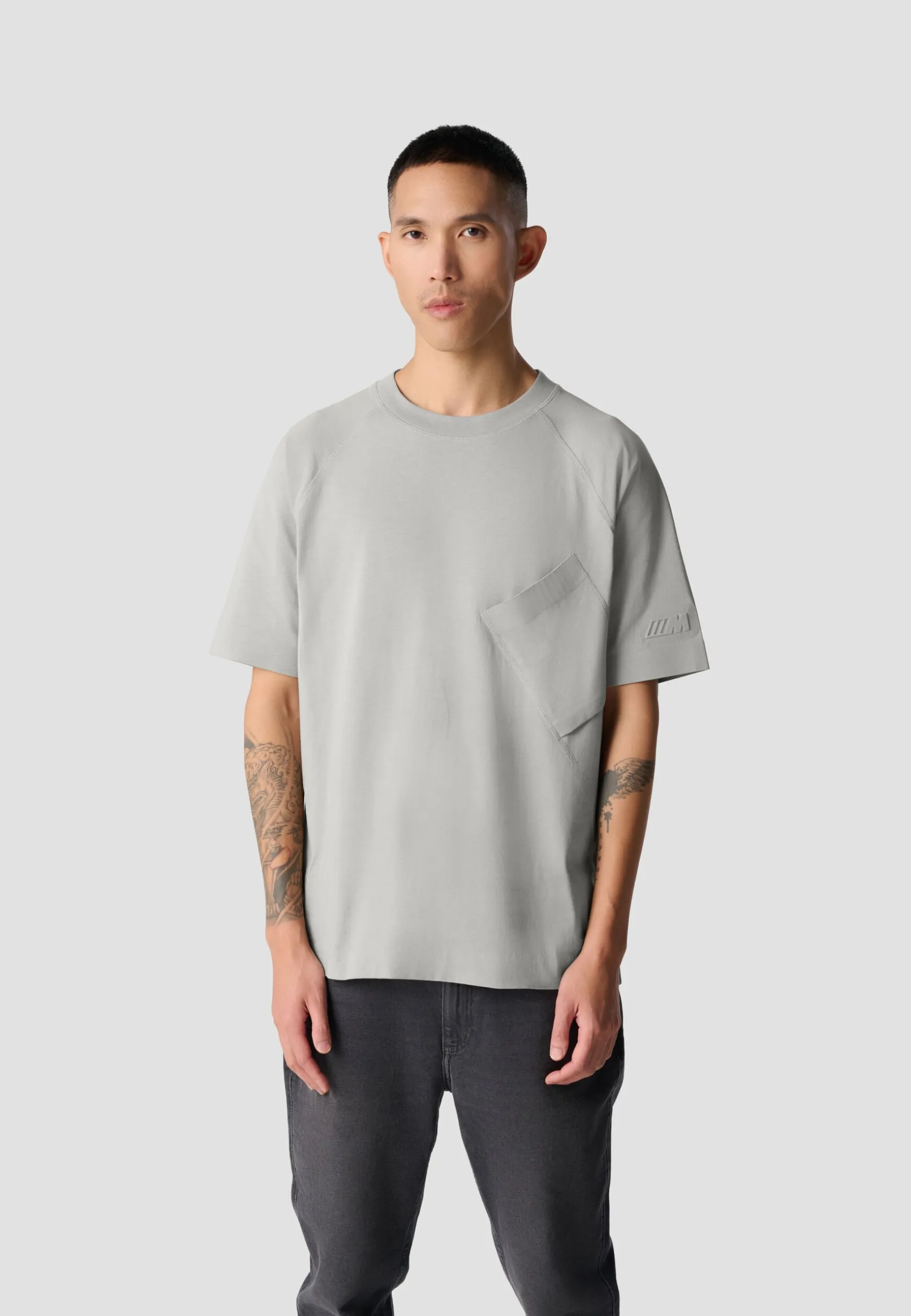 T-shirts<BMW Lifestyle BMW M Micro Raglan T-Shirt mid grey