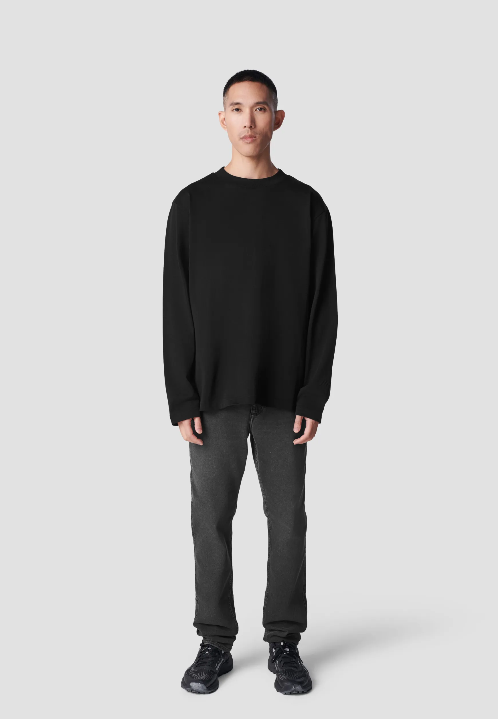 T-shirts<BMW Lifestyle BMW M Oversized Logo Long Sleeve T-shirt black