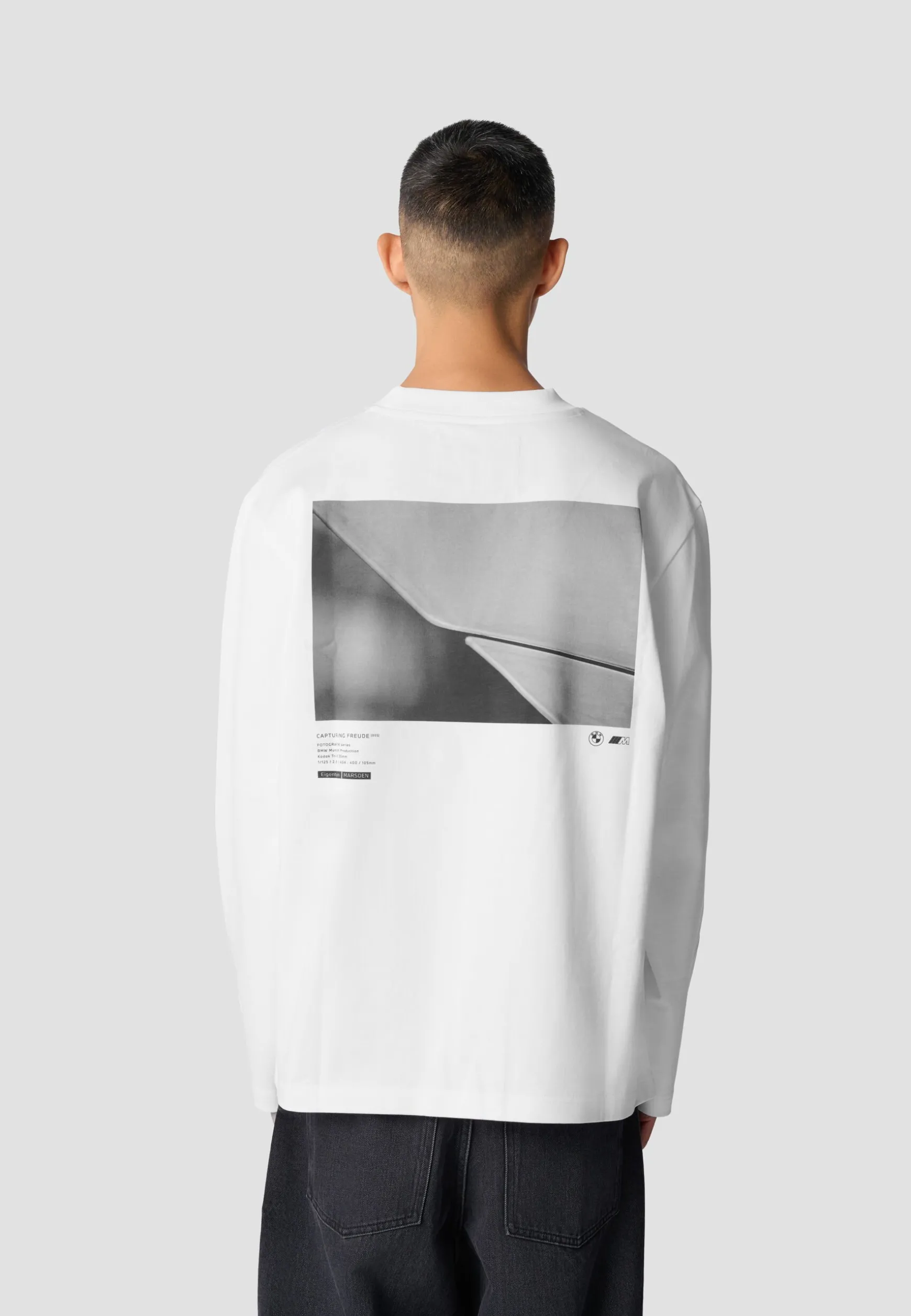 Hoodies<BMW Lifestyle BMW M Oversized Long Sleeve T-shirt white