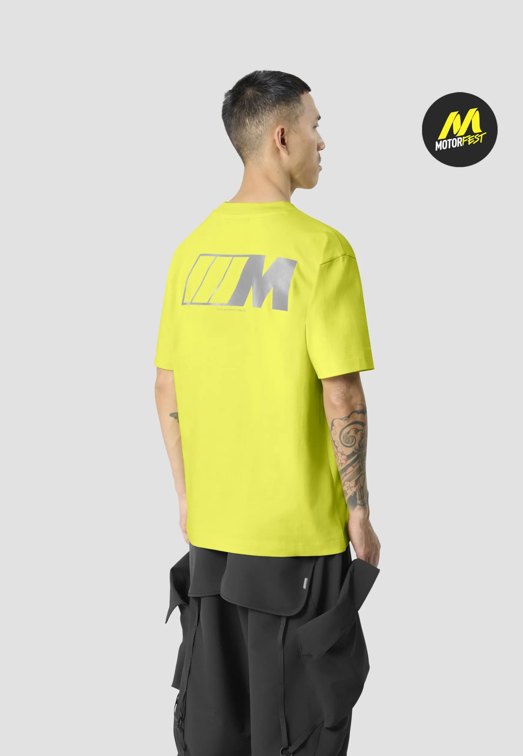 T-shirts<BMW Lifestyle BMW M Reverse Oversized T-shirt Reflective neon yellow