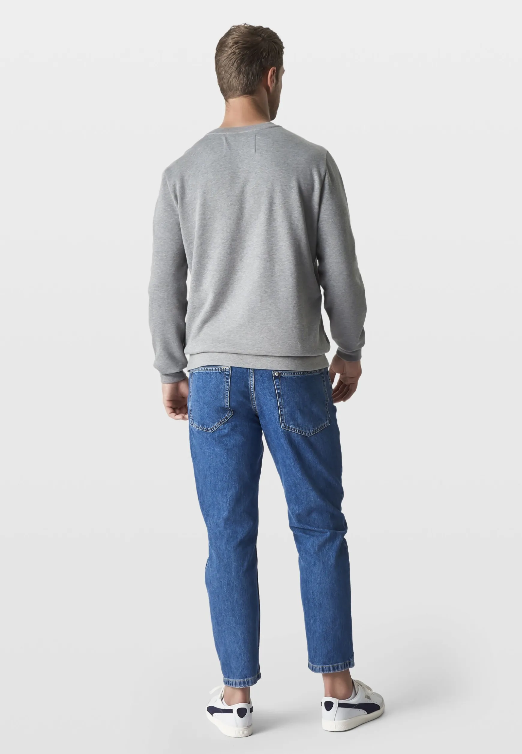 bmw_micro_dot_sweat_crew_3-1.webp Hoodies<BMW Lifestyle BMW Micro Dot Sweat Crew mid grey