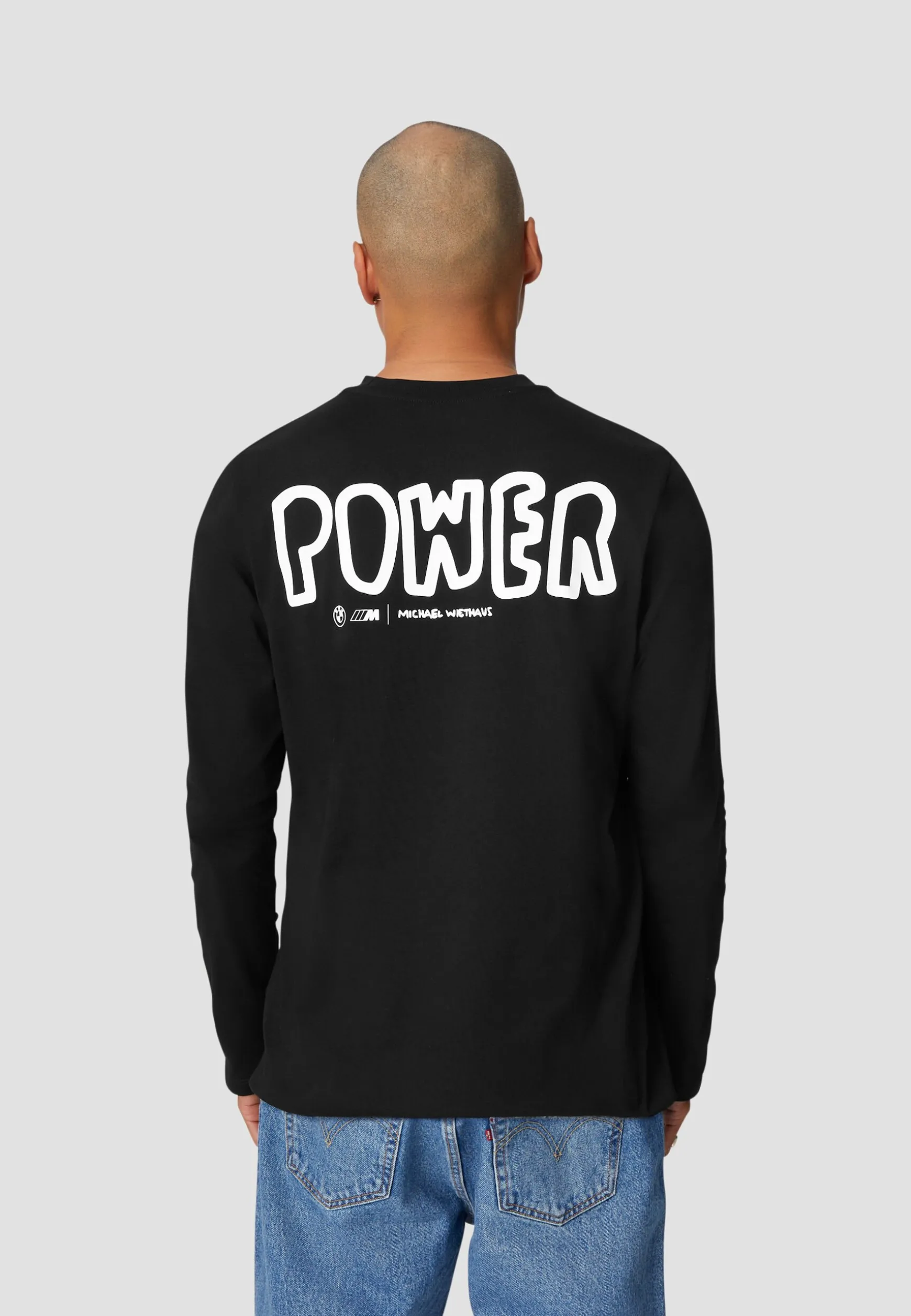 Hoodies<BMW Lifestyle BMW Power MW Long Sleeve T-shirt black