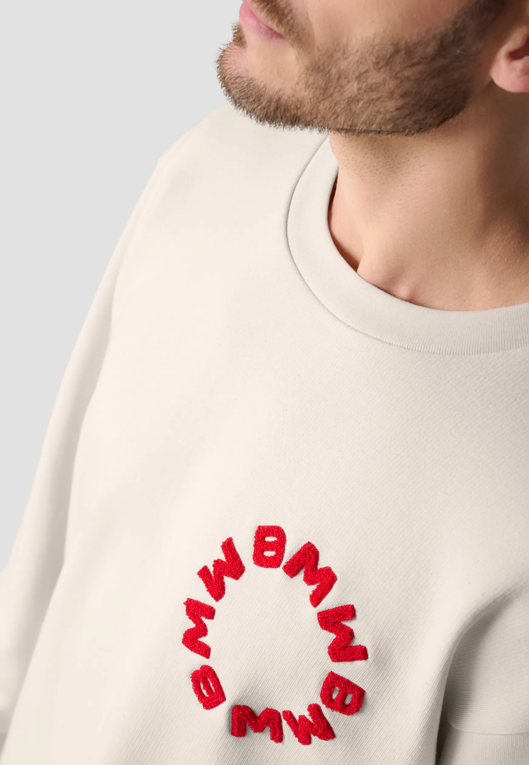 Hoodies<BMW Lifestyle BMW Raw Crew Sweat beige